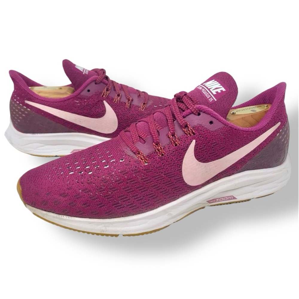 Nike Air Zoom Pegasus 35 Violet Pink Running Shoes Sneakers 942855-606 Size 8.5